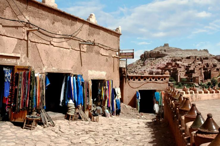 Craft shops at Aït Benhaddou