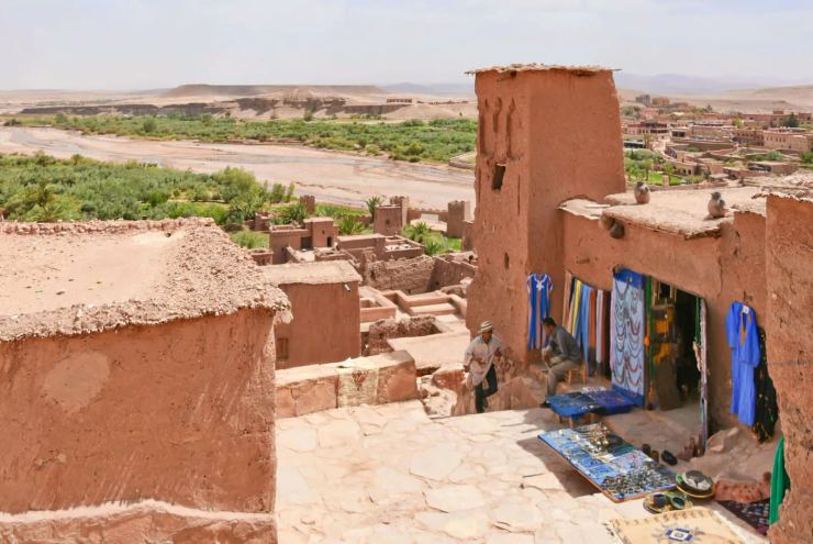 Village streets around Aït Benhaddou